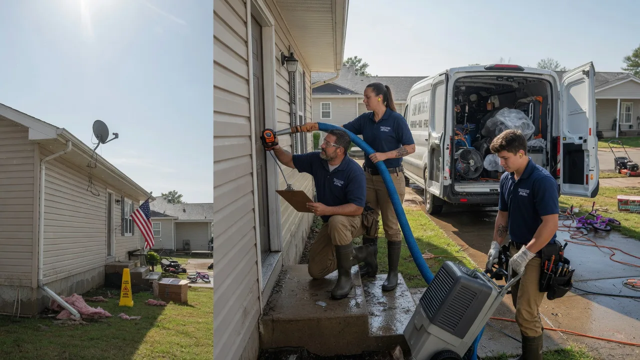 Ceiling Water Damage Restoration in Pottsboro, TX near me